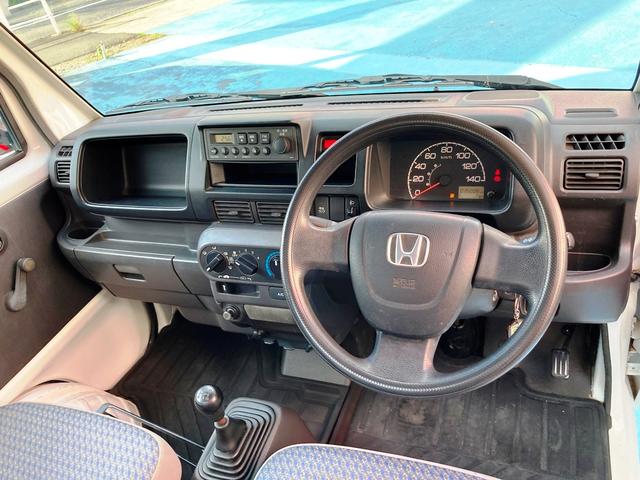 アクティトラック リフターV 垂直式 5MT・ヤシマ産業製テールゲートリフター・三方開荷台・ゴムマット&バイザー付・AM/FMラジオ・パワーステアリング・エアバッグ・エアコン・スペアタイヤ(31枚目)