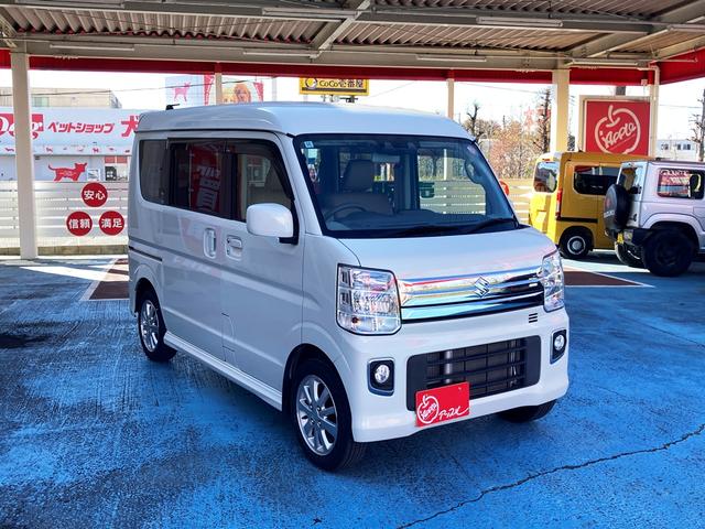 エブリイワゴン PZターボ ワンオーナー・ターボ・ハイルーフ・パワースライドドア・純正ナビ・フルセグ・Pセンサー・DVD・BT・ETC・シートヒーター・HIDヘッド・純正14AW・スマートキー&プッシュS・セーフティサポート(17枚目)