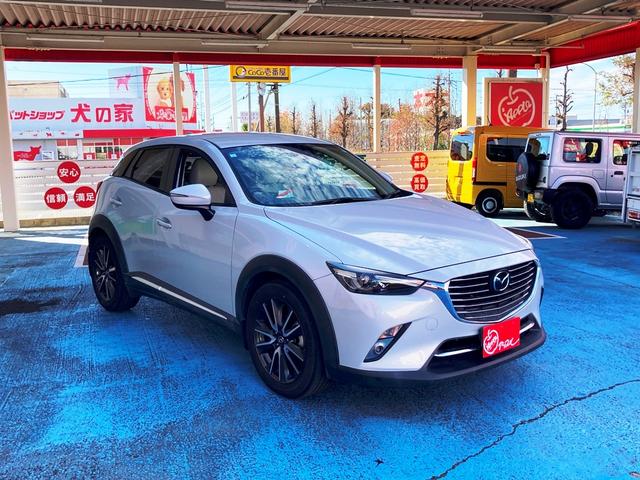 ＣＸ－３ ＸＤ　ツーリング　Ｌパッケージ　フロア６速ＭＴ　ＢＯＳＥサウンド　マツダコネクト・ＤＶＤ・フルセグＴＶ・Ｂｌｕｅｔｏｏｔｈ　バックカメラ　ＥＴＣ　ＬＥＤヘッド　ＳＣＢＳ・ＢＳＭ・ＬＫＡ　ＨＵＤ　シートヒーター　白ハーフレザーシート（18枚目）