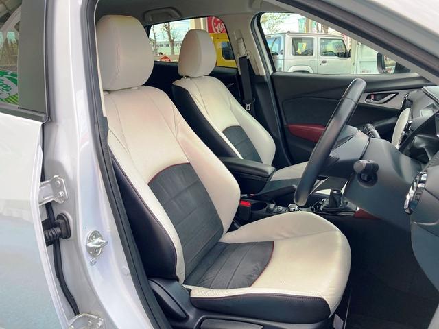 ＣＸ－３ ＸＤ　ツーリング　Ｌパッケージ　フロア６速ＭＴ　ＢＯＳＥサウンド　マツダコネクト・ＤＶＤ・フルセグＴＶ・Ｂｌｕｅｔｏｏｔｈ　バックカメラ　ＥＴＣ　ＬＥＤヘッド　ＳＣＢＳ・ＢＳＭ・ＬＫＡ　ＨＵＤ　シートヒーター　白ハーフレザーシート（52枚目）