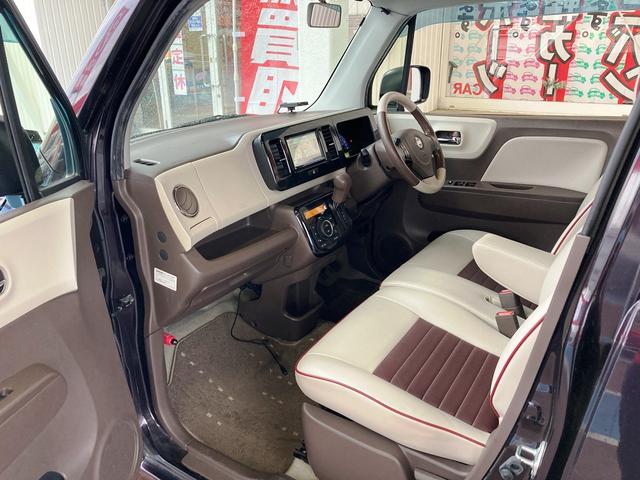 モコ ドルチェＧ　ユーザー買取車　ターボ　白×茶合皮シート　ケンウッドメモリーナビ・フルセグ・Ｂｌｕｅｔｏｏｔｈ・ＤＶＤ再生　バックカメラ　ＥＴＣ　スマートキー＆プッシュスタート　純正１５アルミ　ＨＩＤヘッド　フォグ（34枚目）