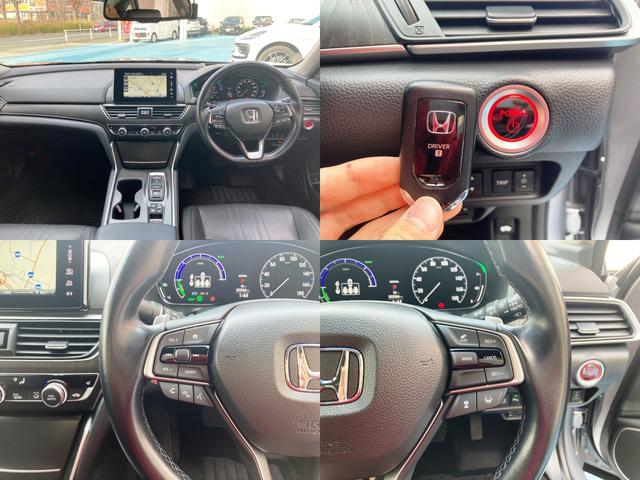 アコード ＥＸ　ユーザー買取車　ムーンルーフ　黒革シート・シートヒーター　メーカーナビ・フルセグ・Ｂｌｕｅｔｏｏｔｈ・スマホ連携　バックカメラ　ホンダセンシング・ＢＳＭ・Ｃソナー　ＥＴＣ　ＨＵＤ　パドルシフト（6枚目）