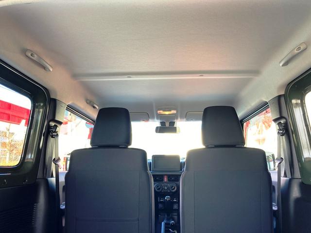 ジムニー ＸＧ　４ＷＤ　クリアランスソナー　レーンアシスト　衝突被害軽減システム　オートライト　キーレスエントリー　アイドリングストップ　ＭＴ　盗難防止システム　ＡＢＳ　ＥＳＣ　アルミホイール　衝突安全ボディ（53枚目）