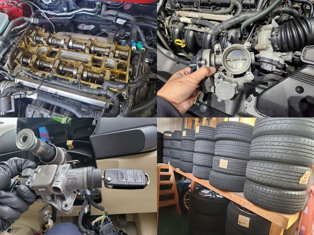 ニュービートル ＥＺ　２００７モデル　新品ＬＥＤヘッド＆革調シートカバー＆ステンレスシフトカバー＆ホワイトウォール　１０点パネル塗装済　天張り＆ドア内張り張替済み　ＡＣスポンジ対策済　Ｐセンサー　外部音声入力端子　スペアキ（8枚目）