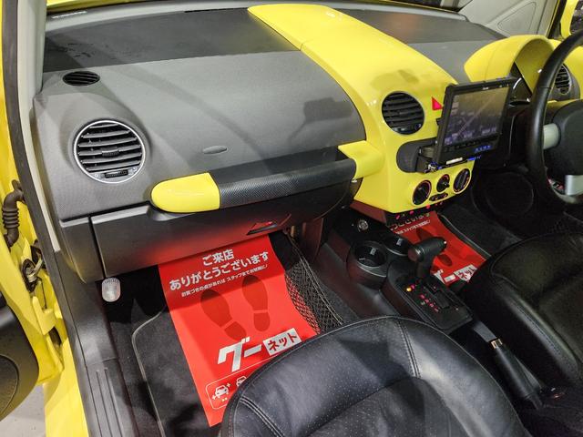 ニュービートル ＬＺ　０９モデル　禁煙車　正規Ｄメンテ車両　大型リアスポ　天張り張替済み　１０点パネル塗装済　ＢＳタイヤ　ガラスＳＲ　ヒーター付き黒本革　地デジインダッシュナビ　前後ドラレコ　Ｐセンサー　スペアキーレス（52枚目）