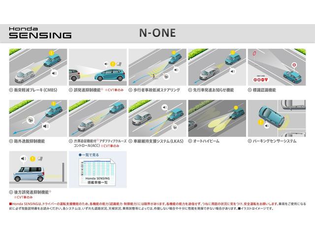 Ｎ－ＯＮＥ ＲＳ　当店試乗車　６ＭＴ　純正８インチナビ　Ｒカメラ　フロアマット　ホンダセンシング　サイドカーテンエアバック　フルＬＥＤヘッドライト　ＬＥＤフォグライト　運転席助手席シートヒーター　オートブレーキホールド（4枚目）