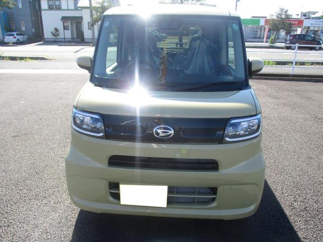 タント Ｘ　プッシュスタート、オートライト、オートエアコン、ステアリングスイッチ、衝突防止機能、電子パーキング、片側電動スライドドア、横滑り防止機能、アイドリングストップ、パワーウィンドウ（3枚目）