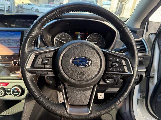 インプレッサスポーツ ２．０ｉ－Ｓアイサイト　修復歴無　ブラックレザーセレクション　純正Ｒ１８アルミ　ＳＴＩエアロ　純正８インチナビＴＶ　バックカメラ　ＥＴＣ　前席シートヒーター　クルコン　ドラレコ（23枚目）