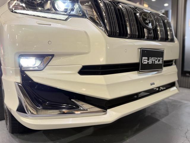 ランドクルーザープラド TX Lパッケージ 修復歴無 禁煙 2年保証付 モデリスタエアロ 純正OP19インチアルミ サンルーフ メーカーOPナビフルセグTV パノラミックビュー ETC2.0 ドラレコ前後 ブラックレザーシート(4枚目)