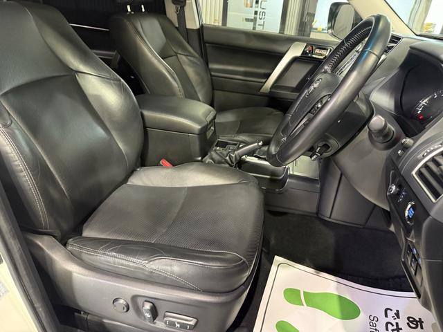 ランドクルーザープラド TX Lパッケージ 修復歴無 禁煙 2年保証付 モデリスタエアロ 純正OP19インチアルミ サンルーフ メーカーOPナビフルセグTV パノラミックビュー ETC2.0 ドラレコ前後 ブラックレザーシート(20枚目)