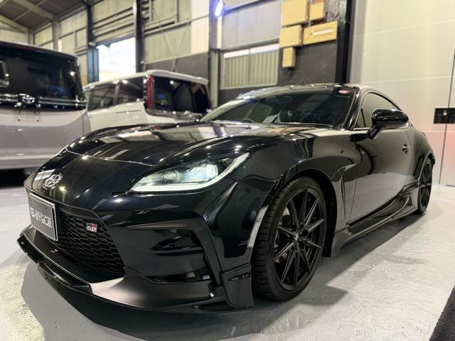GR86 RZ 修復歴無 禁煙 2年保証付 GRエアロパッケージ R18純正アルミ 内装ブラック/レッド フジツボマフラー GROWスポーツサス 社外9インチナビ フルセグTV Bカメラ ETC ドラレコ(3枚目)