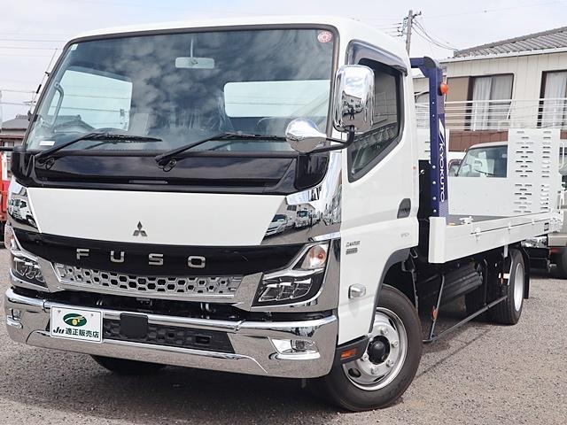 積載車　カスタム　３ｔ　極東フラトップゼロ　横あおり開閉　積載２９５０Ｋｇ　キャリアカー　極東開発　フラトップＺＥＲＯ　開閉式横あおり　タイヤ固縛装置　ラジコン　ウインチ　ＡＥＢＳ　ＬＤＷＳ　ＥＳＰ　ＬＥＤライト　ＦＯＧ　スマートキー　磁気サスシート(2枚目)