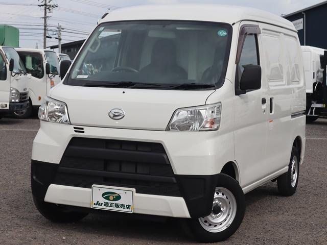 ハイゼットグランカーゴ 冷蔵冷凍車　積載３５０ＫＧ　東海特装車　デンソー　ＡＴ限定　－２〜＋３５℃設定　冷凍機能－３℃まで確認　荷室カーテン　両側スライドドア　ＥＴＣ　Ｗエアバッグ　ＫＦエンジン・５３馬力　車両総重量１４５０Ｋｇ　社外オーディオ　フロアマット（2枚目）