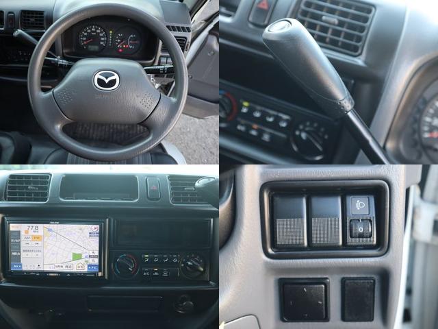 ボンゴトラック DX 平ボディ 積載1150kg 車両総重量2620kg ワイドローシングル ロング スチールデッキ ナビ ETC キーレスキー 左電動ミラー Wエアバッグ 取説 スペアキー L8・102馬力 フロアマット(19枚目)