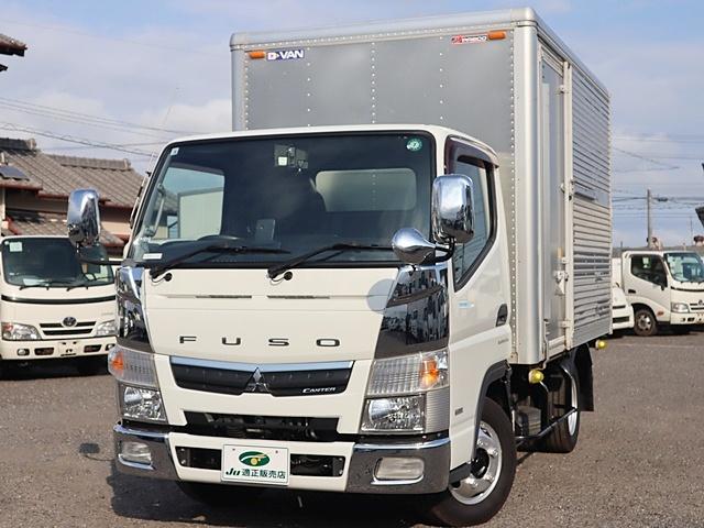 キャンター アルミバン　積載２ｔ　標準１０尺　全低床　パブコ　左サイド扉　左スライドドア　全低床　ＬＤＷＳ　ＥＺＧＯ　ナビ　ＴＶ　バックカメラ　ＥＴＣ　左電格ミラー　車両総重量４６８５Ｋｇ　４Ｐ１０ターボ１３０馬力　荷台地上高約８８ｃｍ（2枚目）