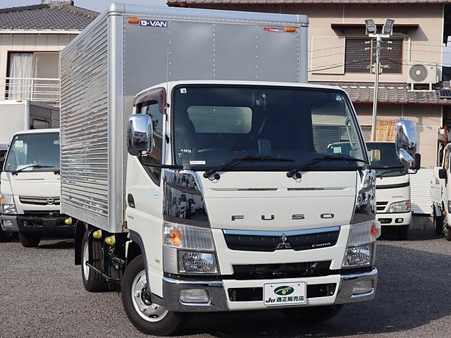 キャンター アルミバン　積載２ｔ　標準１０尺　全低床　パブコ　左サイド扉　左スライドドア　全低床　ＬＤＷＳ　ＥＺＧＯ　ナビ　ＴＶ　バックカメラ　ＥＴＣ　左電格ミラー　車両総重量４６８５Ｋｇ　４Ｐ１０ターボ１３０馬力　荷台地上高約８８ｃｍ（4枚目）