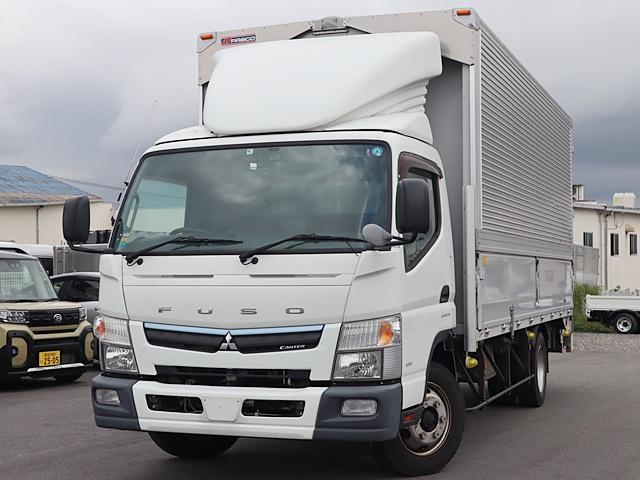 キャンター アルミウイング　積載３．５ｔ　垂直式パワーゲート　ワイド超（2枚目）