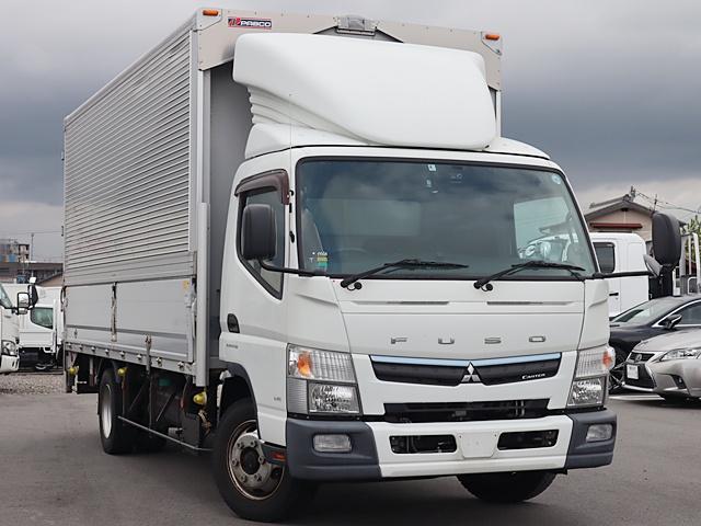 キャンター アルミウイング　積載３．５ｔ　垂直式パワーゲート　ワイド超（3枚目）