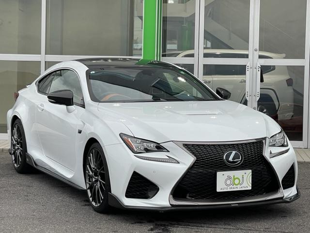 ＲＣ Ｆ ベースグレード　トムスエアロＦ．Ｓ．Ｒ＆マフラーカッター　サンルーフ　ブラック／オレンジ革　ルーフカーボンラッピング　純正ＯＰ１９ＢＢＳ製　ＢＳＭ　エアーシート＆シートヒーター　クリアランソナー　サンルーフ（4枚目）