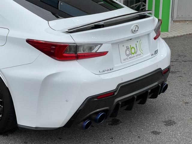 ＲＣ Ｆ ベースグレード　トムスエアロＦ．Ｓ．Ｒ＆マフラーカッター　サンルーフ　ブラック／オレンジ革　ルーフカーボンラッピング　純正ＯＰ１９ＢＢＳ製　ＢＳＭ　エアーシート＆シートヒーター　クリアランソナー　サンルーフ（23枚目）