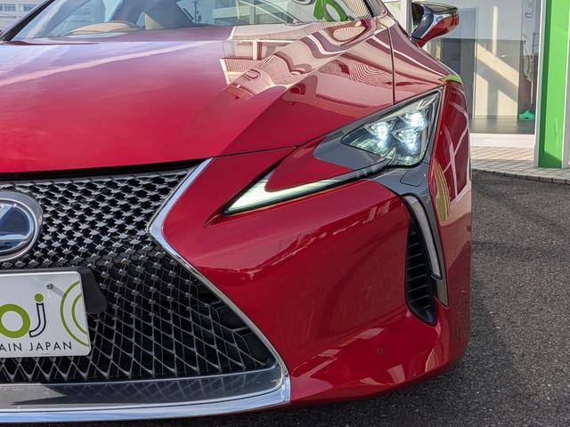 LC LC500h Lパッケージ オーカーインテリア 純正OP鍛造21インチ ガラスルーフ(6枚目)