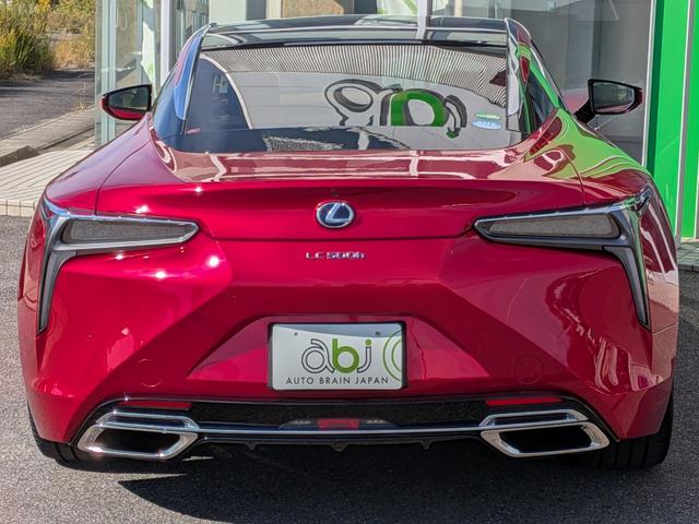 LC LC500h Lパッケージ オーカーインテリア 純正OP鍛造21インチ ガラスルーフ(22枚目)