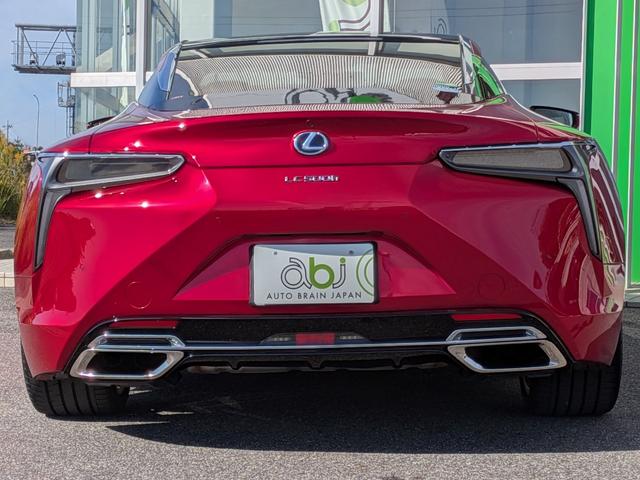 LC LC500h Lパッケージ オーカーインテリア 純正OP鍛造21インチ ガラスルーフ(23枚目)