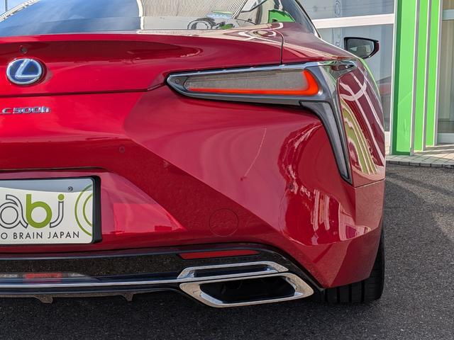 LC LC500h Lパッケージ オーカーインテリア 純正OP鍛造21インチ ガラスルーフ(24枚目)