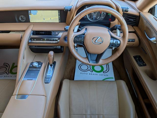 LC LC500h Lパッケージ オーカーインテリア 純正OP鍛造21インチ ガラスルーフ(31枚目)