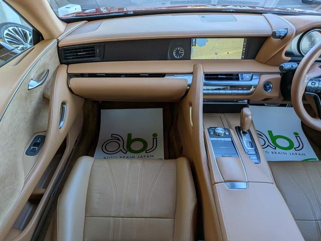 LC LC500h Lパッケージ オーカーインテリア 純正OP鍛造21インチ ガラスルーフ(32枚目)