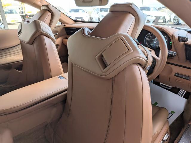 LC LC500h Lパッケージ オーカーインテリア 純正OP鍛造21インチ ガラスルーフ(62枚目)