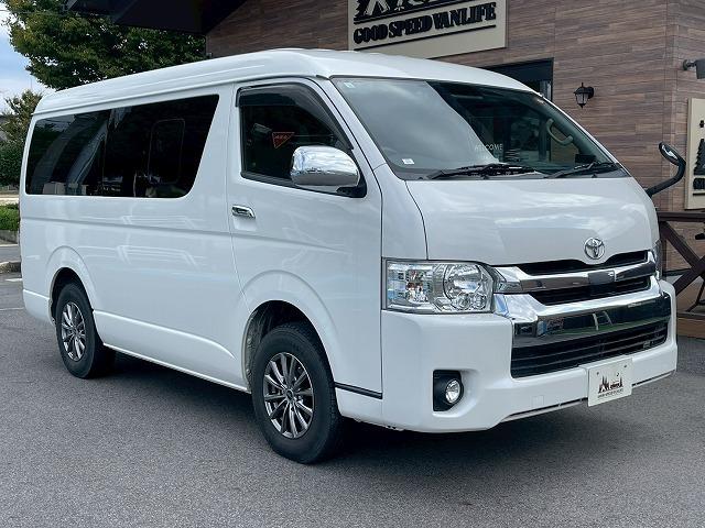 ハイエースワゴン GL 電動スライドドア 助手席エアバック AC100V電源 トヨタセーフティセンス レーンキープアシスト 純正SDナビ バックカメラ LEDヘッドライト ETC スマートキー プッシュスタート(41枚目)