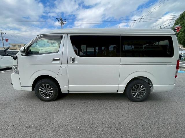 ハイエースワゴン GL 電動スライドドア 助手席エアバック AC100V電源 トヨタセーフティセンス レーンキープアシスト 純正SDナビ バックカメラ LEDヘッドライト ETC スマートキー プッシュスタート(43枚目)
