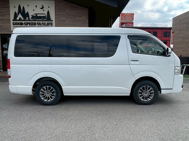 ハイエースワゴン GL 電動スライドドア 助手席エアバック AC100V電源 トヨタセーフティセンス レーンキープアシスト 純正SDナビ バックカメラ LEDヘッドライト ETC スマートキー プッシュスタート(44枚目)
