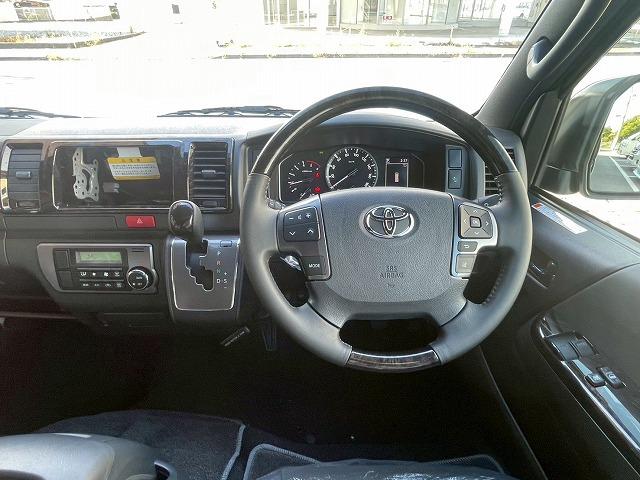 ハイエースバン スーパーGL ダークプライム2 両側電動スライドドア ハーフレザーシート オートマチックハイビーム クリアランスソナー フォグライト 衝突軽減ブレーキ スマートキー プッシュスタート ディーゼル 車線逸脱警報 助手席エアバック(39枚目)