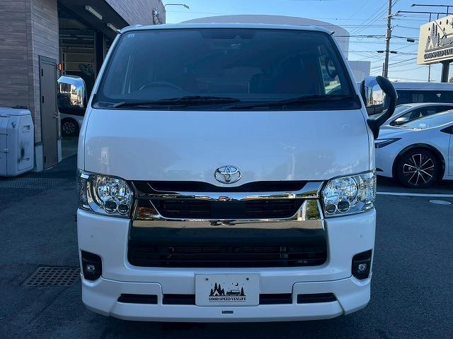 ハイエースバン スーパーＧＬダークプライム２　１１型アルパインナビ　モデリスタエアロ　全周囲カメラ　両側電動スライドドア　衝突軽減ブレーキ　オートマチックハイビーム　スマートキー　プッシュスタート　ＡＣ１００Ｖ電源　ＨＤＭＩ接続可　フルセグＴＶ（71枚目）