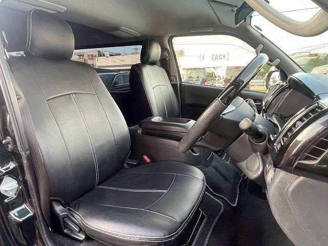 ハイエースバン スーパーGL 両側電動スライドドア ベルト交換済 バックカメラ ESSEX16インチアルミホイール 社外エアロ スマートキー プッシュスタート フォグライト AC100V電源 フルセグTV パワーステアリング(11枚目)