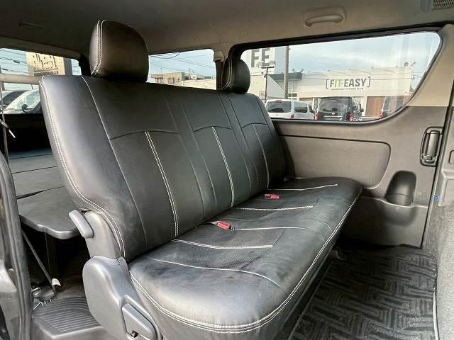 ハイエースバン スーパーGL 両側電動スライドドア ベルト交換済 バックカメラ ESSEX16インチアルミホイール 社外エアロ スマートキー プッシュスタート フォグライト AC100V電源 フルセグTV パワーステアリング(12枚目)