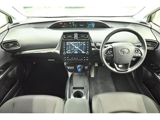 プリウス Ｓ　取説記録簿　スマートキ－　地デジ　メモリーナビゲーション　ＬＥＤヘッドライト　ＥＴＣ車載器　フルオートエアコン　クルーズコントロール　エアバッグ　イモビ　パワーウインドウ　ＰＳ　ＴＶナビ　ＡＷ　ＡＢＳ（6枚目）
