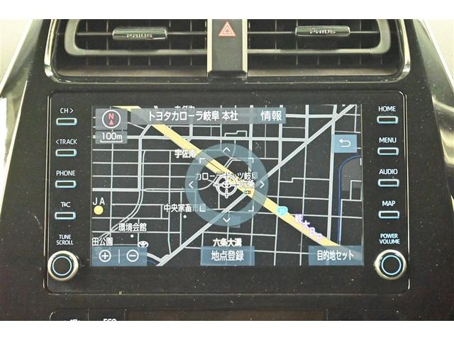 プリウス Ｓ　取説記録簿　スマートキ－　地デジ　メモリーナビゲーション　ＬＥＤヘッドライト　ＥＴＣ車載器　フルオートエアコン　クルーズコントロール　エアバッグ　イモビ　パワーウインドウ　ＰＳ　ＴＶナビ　ＡＷ　ＡＢＳ（9枚目）