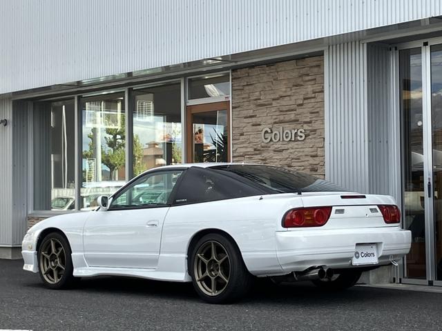 １８０ＳＸ タイプＸ　同色塗／ターボ５ＭＴ／前置きインタークーラー／前後タワーバー（10枚目）