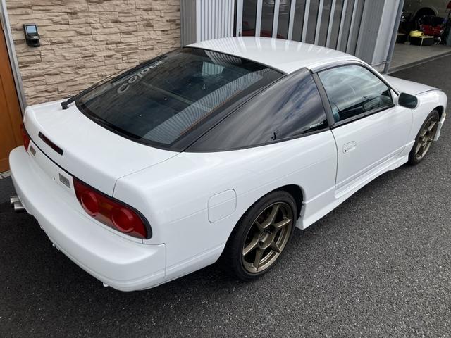 １８０ＳＸ タイプＸ　同色塗／ターボ５ＭＴ／前置きインタークーラー／前後タワーバー（13枚目）