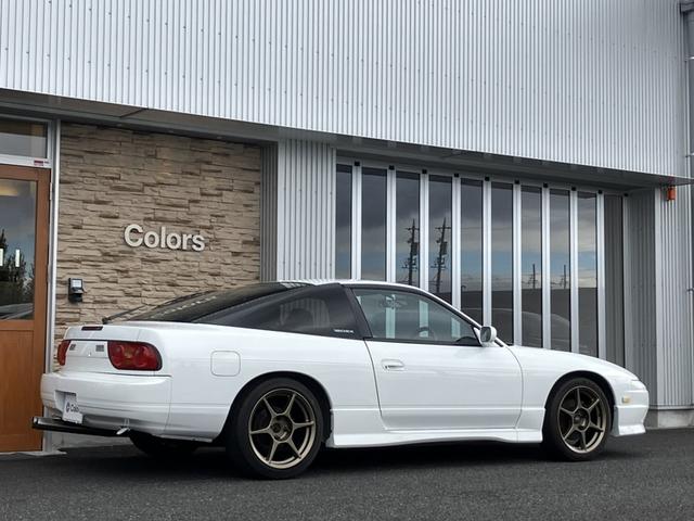 １８０ＳＸ タイプＸ　同色塗／ターボ５ＭＴ／前置きインタークーラー／前後タワーバー（43枚目）