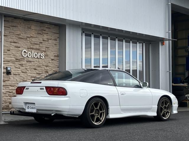 １８０ＳＸ タイプＸ　同色塗／ターボ５ＭＴ／前置きインタークーラー／前後タワーバー（44枚目）