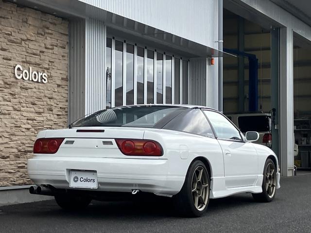 １８０ＳＸ タイプＸ　同色塗／ターボ５ＭＴ／前置きインタークーラー／前後タワーバー（45枚目）