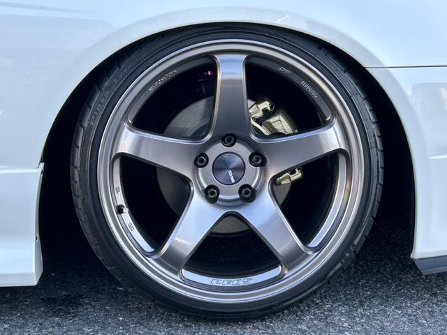 シルビア スペックSエアロ 車高調/エンケイPF05AW(4枚目)