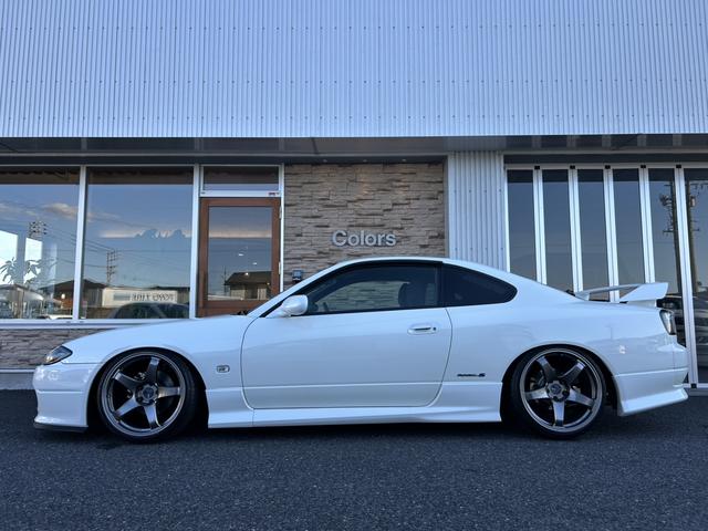 シルビア スペックSエアロ 車高調/エンケイPF05AW(6枚目)