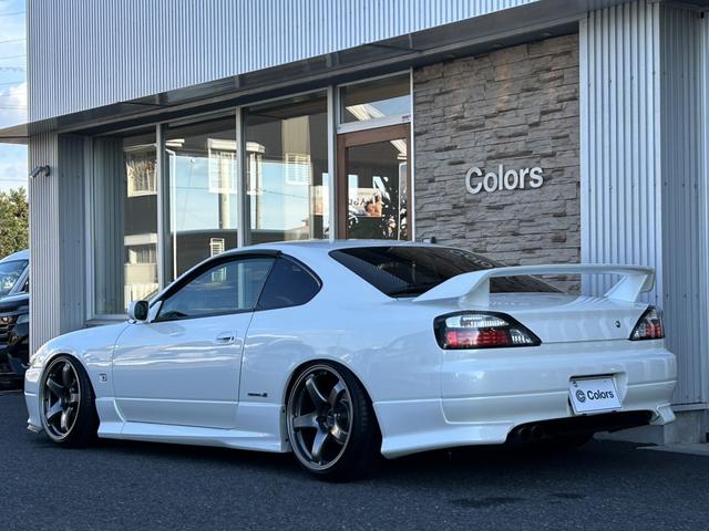 シルビア スペックSエアロ 車高調/エンケイPF05AW(24枚目)