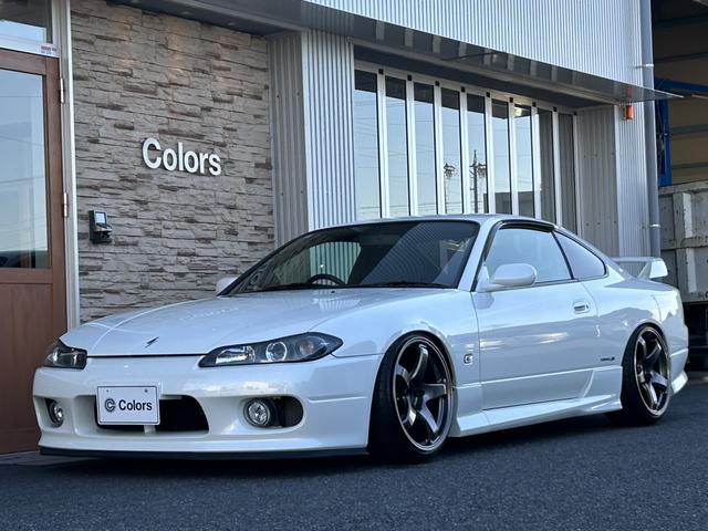 シルビア スペックSエアロ 車高調/エンケイPF05AW(34枚目)