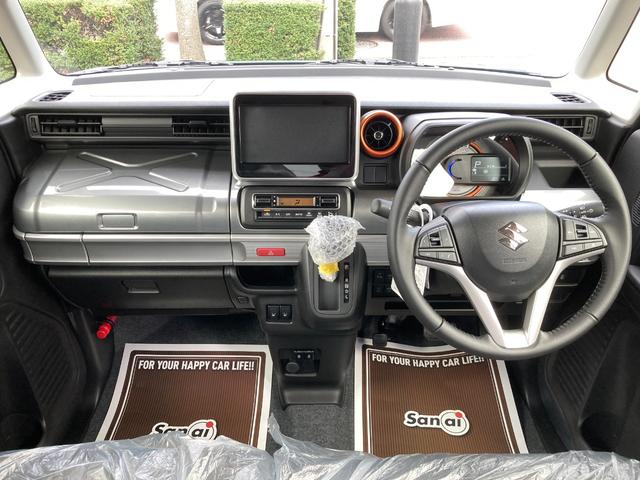 ハイブリッドXZ 届出済未使用車 デュアルカメラブレーキ 両側電動スライドドア シートヒーター ベンチシート スマートキー プッシュスタート オートエアコン オートライト アイドリングストップ LEDライト 軽自動車(13枚目)